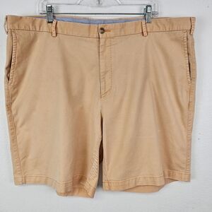 Peter Millar Shorts Size 42 Light Peach Zip Front Pima Cotton Classic Athleisure